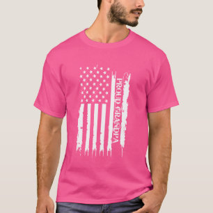 Trotse Opa Verenigde Staten verontrust door Amerik T-shirt