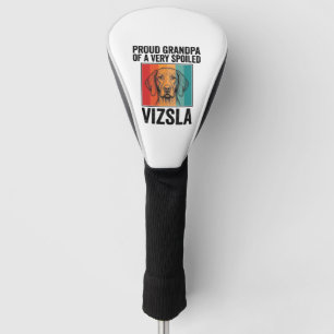 Trotse Opa Vizsla Vintage Hondenliefhebber Design_ Golfheadcover