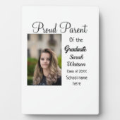 Trotse ouder afstuderen Voeg foto toe Naam Klasse  Fotoplaat (voorkant)