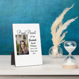 Trotse ouder afstuderen Voeg foto toe Naam Klasse  Fotoplaat
