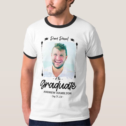 Trotse Ouder Foto Afstuderen Matching Family Cool T-shirt (Voorkant)