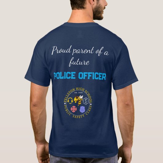 Trotse Ouder - Handhaving T-shirt (Achterkant)