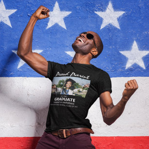 Trotse Ouder Van De Afgestudeerde Foto T-shirt