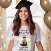 Trotse ouder van de Afstuderen & aangepaste foto & T-shirt