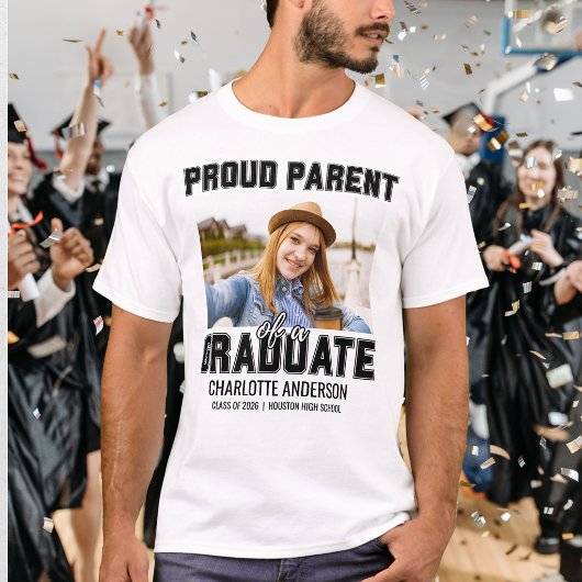 Trotse Ouder Van Een Afgestudeerde Afstuderen T-shirt