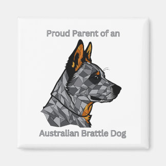 Trotse ouder van een Australische Brattle hond Magneet