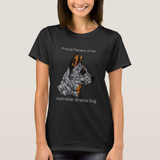 Trotse ouder van een Australische Brattle hond T-shirt