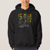 Trotse ouder van een autistisch kind hoodie (Voorkant)
