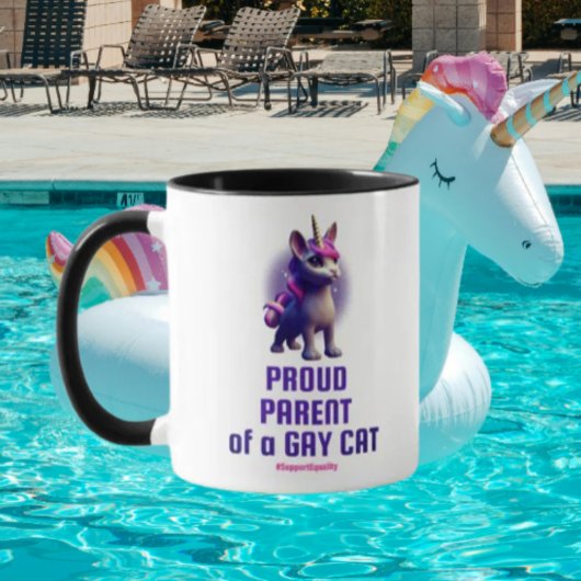 Trotse Ouder van een Homo Kat Mok
