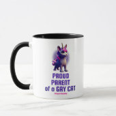 Trotse Ouder van een Homo Kat Mok (Links)