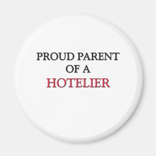 Trotse ouder van een HOTELIER Magneet (Voorkant)