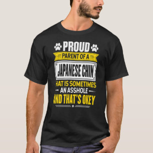 Trotse ouder van een Japanse kin hond eigenaar mam T-shirt