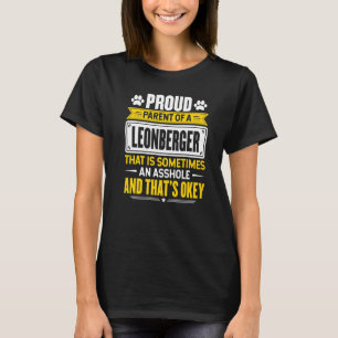Trotse ouder van een Leonberger hond eigenaar mam T-shirt