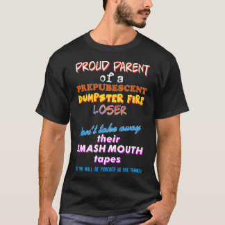 Trotse Ouder van een Prepubescent Dumpster Fire T-shirt