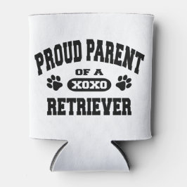 Trotse Ouder van een Retriever Custom Can Holder Blikjeskoeler