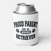 Trotse Ouder van een Retriever Custom Can Holder Blikjeskoeler (Blikje Achterkant)