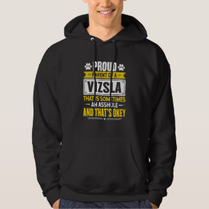Trotse Ouder Van Een Vizsla Hond Eigenaar Moeder V Hoodie