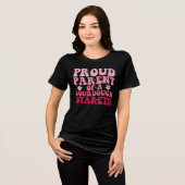 Trotse ouder van een zuurdesemstarter Grappig Tri-Blend Shirt (Voorkant volledig)