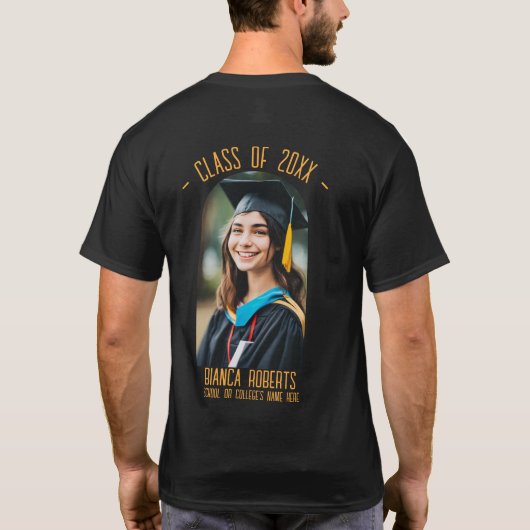 Trotse ouder van het afstuderen T-Shirt (Achterkant)
