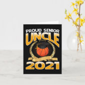 Trotse Oudere Oom 2021 Basketbal Kaart (Gele Bloem)