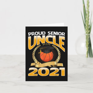 Trotse Oudere Oom 2021 Basketbal Kaart
