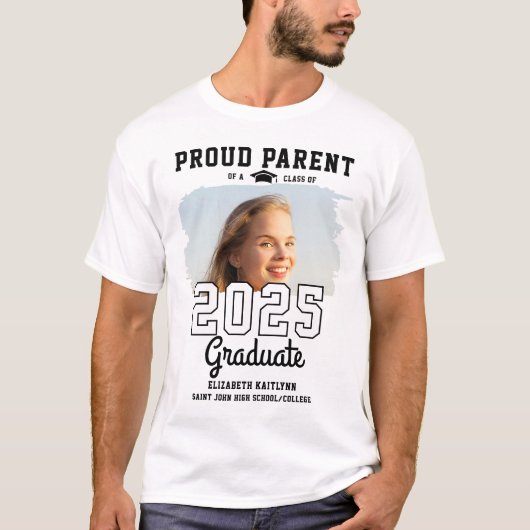 Trotse ouderklas van 2025 Afstuderen Senior T-shirt (Voorkant)