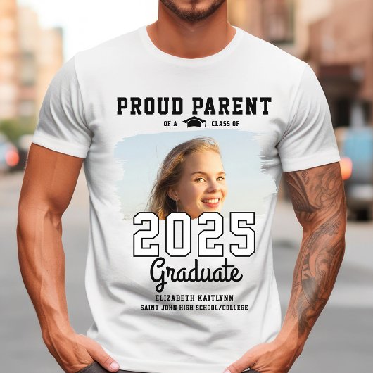 Trotse ouderklas van 2025 Afstuderen Senior T-shirt