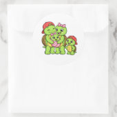 Trotse Ouders Ronde Sticker (Tas)