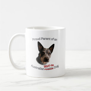 Trotse ouders van Australische Brattle Dog Strike Koffiemok