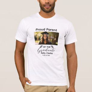 Trotse ouders van de Afstuderen   Afstudeerder fot T-shirt
