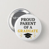Trotse ouders van een Afstuderen Ronde Button 5,7 Cm (Voorkant /achterkant)