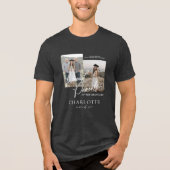 Trotse ouders van een Afstuderen Script Photo Keep Tri-Blend Shirt (Voorkant)