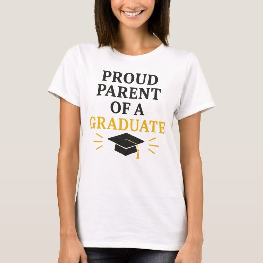 Trotse ouders van een Afstuderen T-shirt (Voorkant)