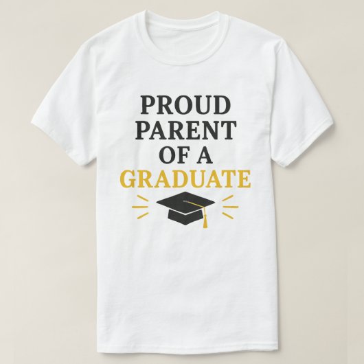 Trotse ouders van een Afstuderen T-shirt (Design voorkant)