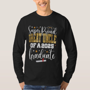 Trotse oudoom van een klas 2025 Afstuderen senior T-shirt