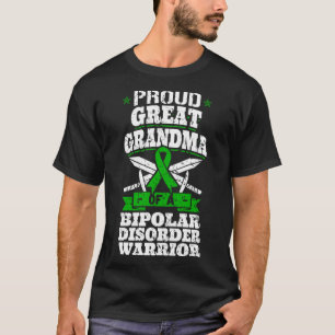 Trotse overgrootmoeder van een bipolaire stoornis t-shirt
