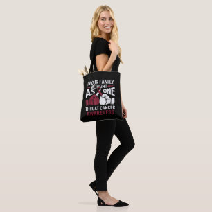 Trotse overlevende van keelkanker Inspirerend Tote Bag
