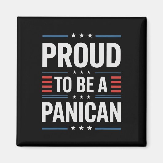 Trotse Panicaan Anti Trump  Magneet (Voorkant)