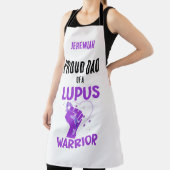 Trotse Pap LUPUS WARRIOR Vaderdag Schort (Insitu)