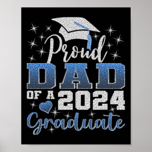 Trotse Pap van 2024 Afstuderen Geweldige Familie C Poster