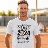 Trotse Pap van een 2024 Afstuderen T-shirt