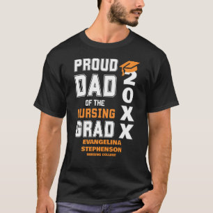 Trotse Papa 2026 VERPLEEGKUNDE Afgestudeerd Gradua T-shirt