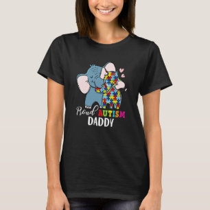 Trotse papa-autisme bewustzijn familie-matching t-shirt