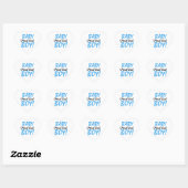 Trotse papa baby jongen geschenken hart sticker (Vel)