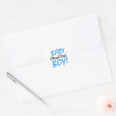 Trotse papa baby jongen geschenken hart sticker (Envelop)