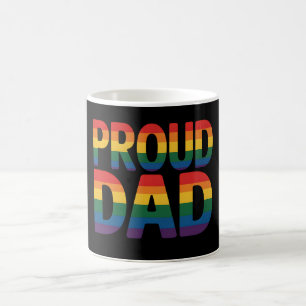 Trotse papa familie LGBTQ Gay Pride-aanhanger rege Koffiemok