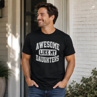 Trotse Papa Geweldig Zoals Dochters T-shirt