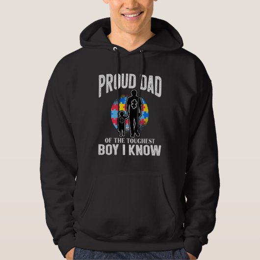 Trotse papa hoodie (Voorkant)