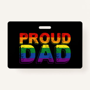 Trotse papa LGBT Ouder Gay Pride Papa Badge