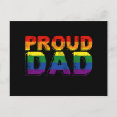 Trotse papa LGBT Ouder Gay Pride Papa Briefkaart (Voorkant)